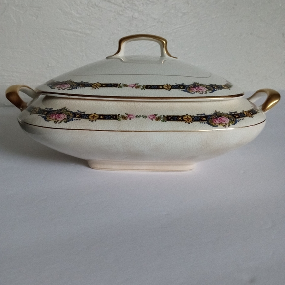 Vintage Carrollton China Floral Vegetable Serving Dish - Picture 3 of 16